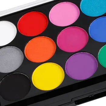 

15 Colors Face Paint Halloween Makeup Body Art Paint Party Festival Schmink Non-toxic Washable Cosplay аквагрим Kids Face Paint