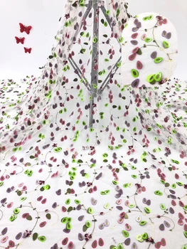 

African sequins lace fabric 2019 embroidered tulle lace fabric high quality sequins African lace fabric JD00081