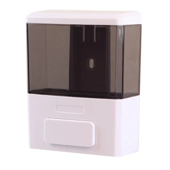 

SZS Hot Manual 350Ml Capacity Wall-Mounted Soap Dispenser Plastic Single Head Soap Dispenser Hotel Bathroom Supplies