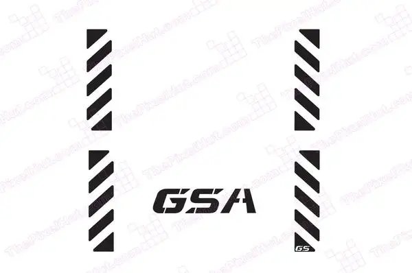 GSA Adventure мотоцикл отражающий Набор наклеек "GSA" для Touratech Top Case