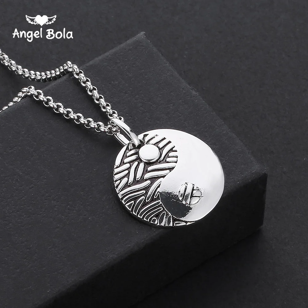Gossip Necklace Yoga Chakra Buddha Pendant Ancient Silver color Zen Buddhism Amulet Religious Jewelry Gift | Украшения и