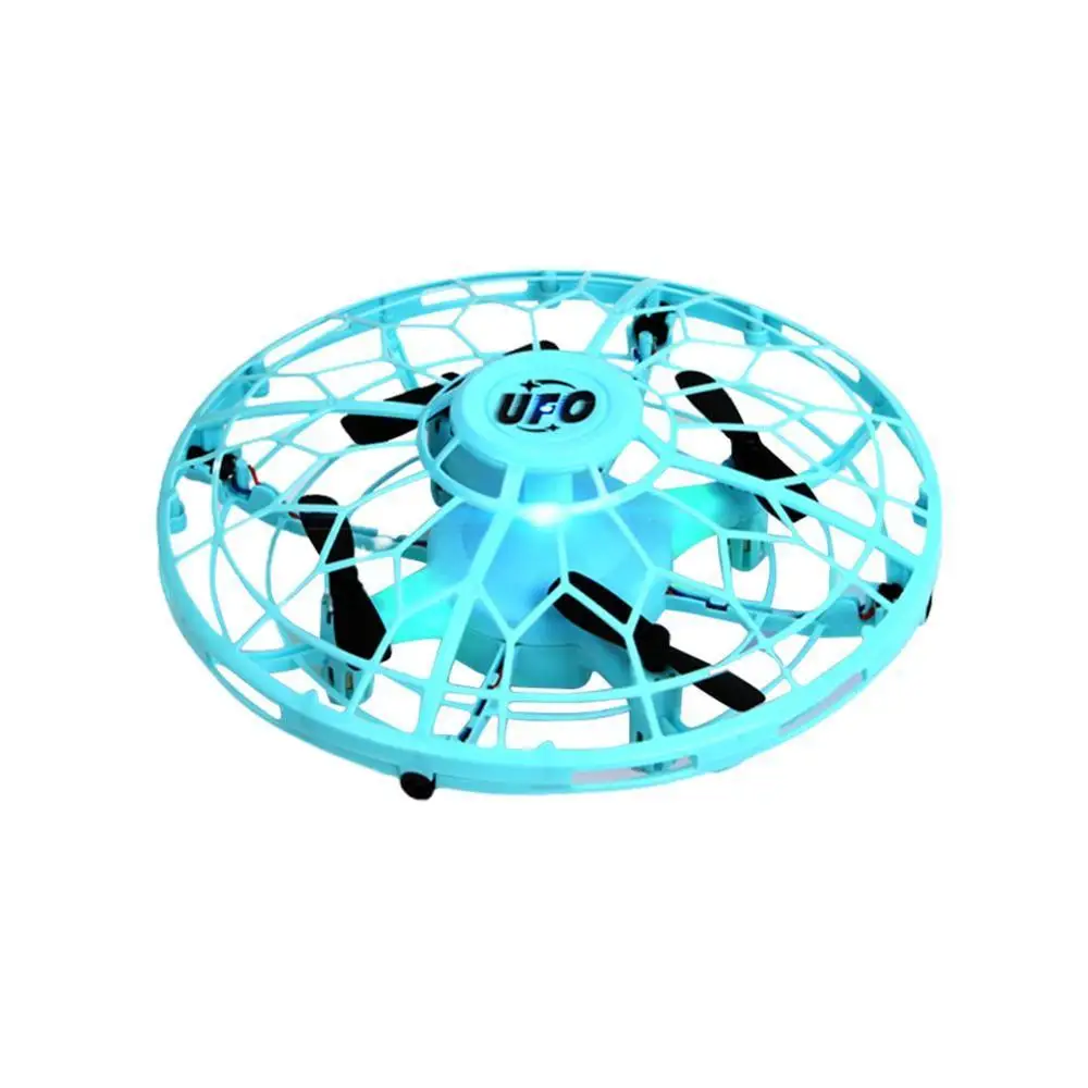 Высокое качество Летающий вертолет мини-Дрон RC UFO Дрон инфракрасная Индукционная авиация обновление горячие игрушки Индукционная четырехосная тарелка