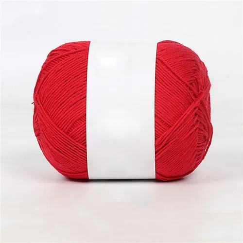 11 50G/Ball Combed Cotton Hand Knitting Yarn Soft Baby Wool Cashmere Yarn Fiber For Sweater Solid Color - Цвет: 11