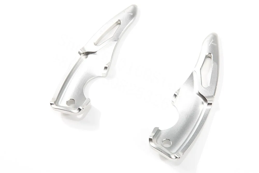 Белый Puou high quality For Toyota 86-19 2pcs car accessories Steering Wheel Aluminum Shift Paddle Shift Extend Shifter - Цвет: Белый
