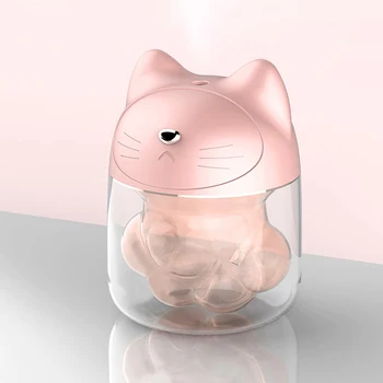 

Cute Cat Claw Cup Air Humidifier USB Desktop Diffuser Mist Maker Ultrasonic Air Humidifier Colorful Night Light Dropsjhipping