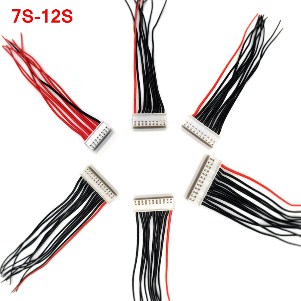 5 шт./лот Балансирующий Провод 7S 8S 9S 10S 11S 12S Lipo зарядный провод для аккумулятора с