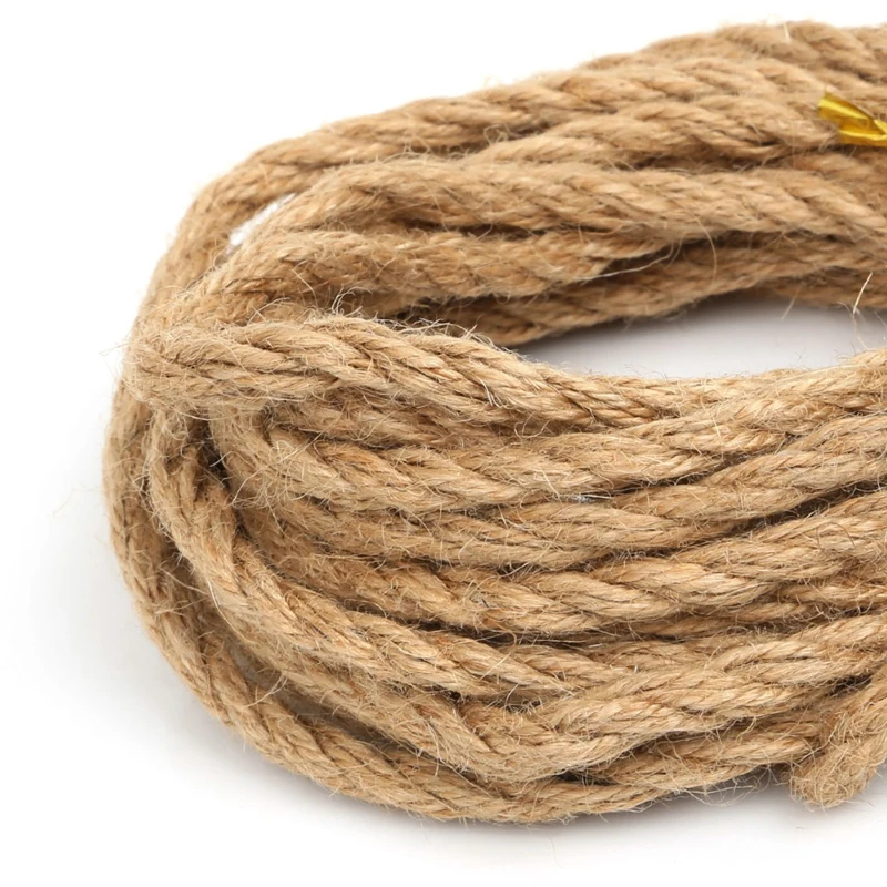 1-14mm Natural Vintage Jute Rope Cord String Twine Burlap Ribbon