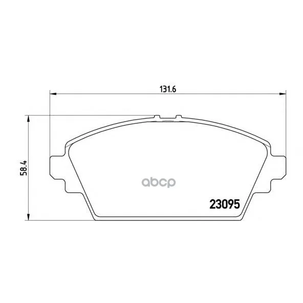 Тормозные Колодки Передние Brembo P56044 Brembo арт. P56044