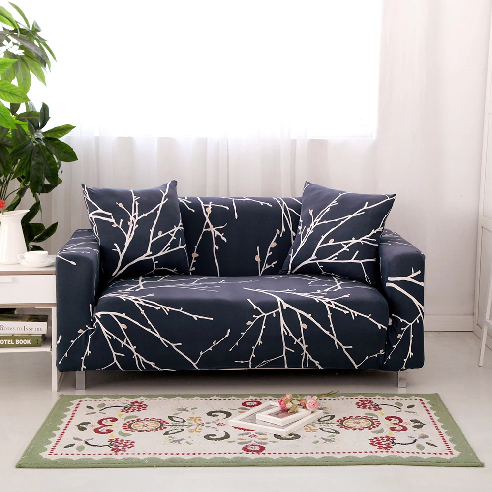 B Эластичный стрейч чехлы для диванов 1/2/3/4-seater Гостиная эластичные Чехлы секционный диван крышка M L XL XXL XXXL XXXXL форма покрывало на кресло - Цвет: B