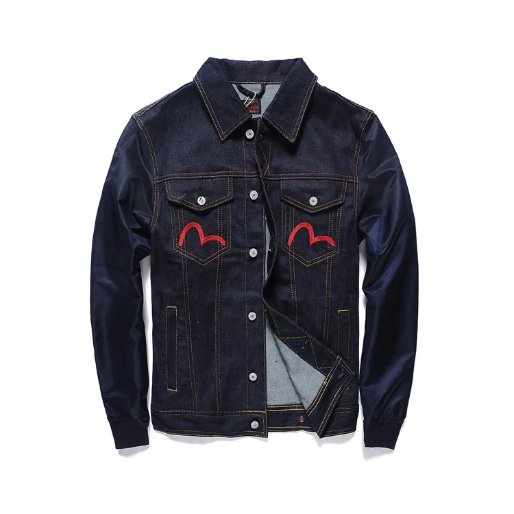 Бренд Tide, Evisu, настоящее мужское зимнее пальто, теплая дышащая куртка, ковбойская мода, для мужчин и женщин, для влюбленных, высокое качество, пальто, Тренч