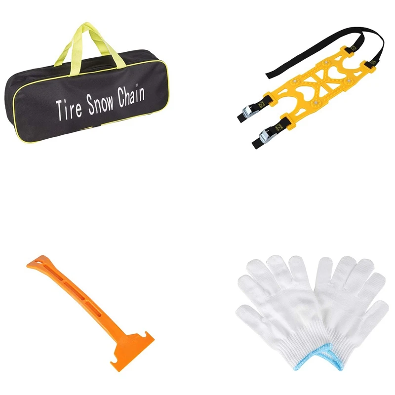 

Car Snow Chains Emergency Anti Slip Snow Tire Chains for Most Cars/SUV/Trucks, Winter Universal Security Chains Tire Width 165mm