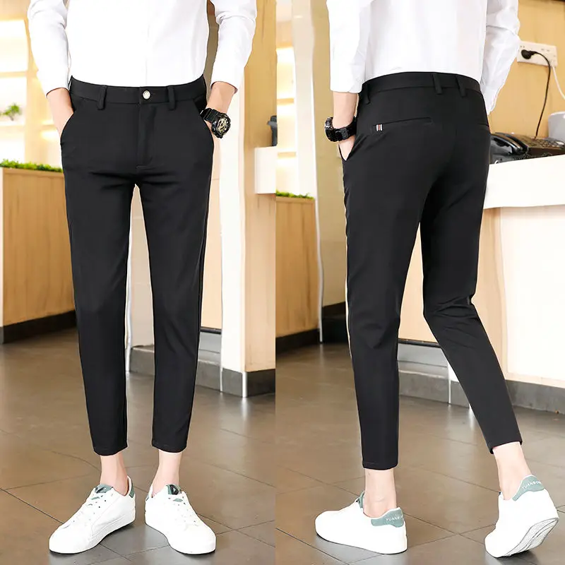 807a Cheap Wholesale New Spring and Autumn Hot Selling Men's Fashion and Leisure Fashion Nine-minute Pants - Цвет: 807a
