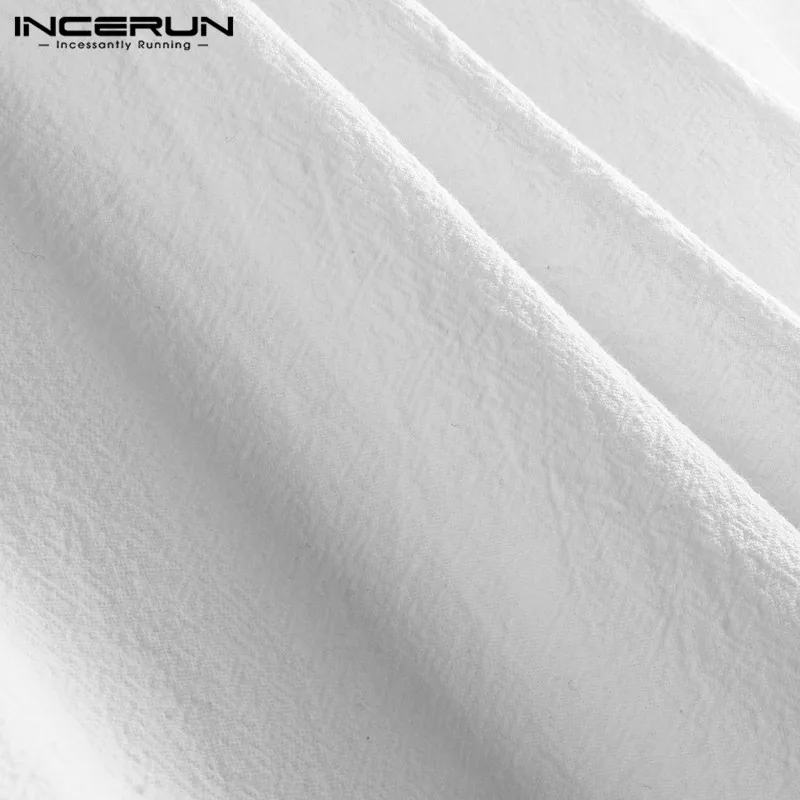 INCERUN, мужские однотонные повседневные майки, модные, Ретро стиль, мешковатые, удобные, хлопковые, мужские, без рукавов, нестандартные топы, уличная одежда, лето
