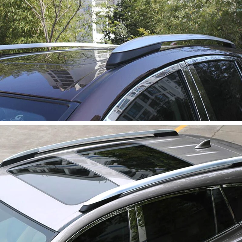 4 шт. для Toyota RAV4 RAV 4 XA40 2013 серебро багажник на крышу бар рельс конец замена крышки оболочки аксессуары