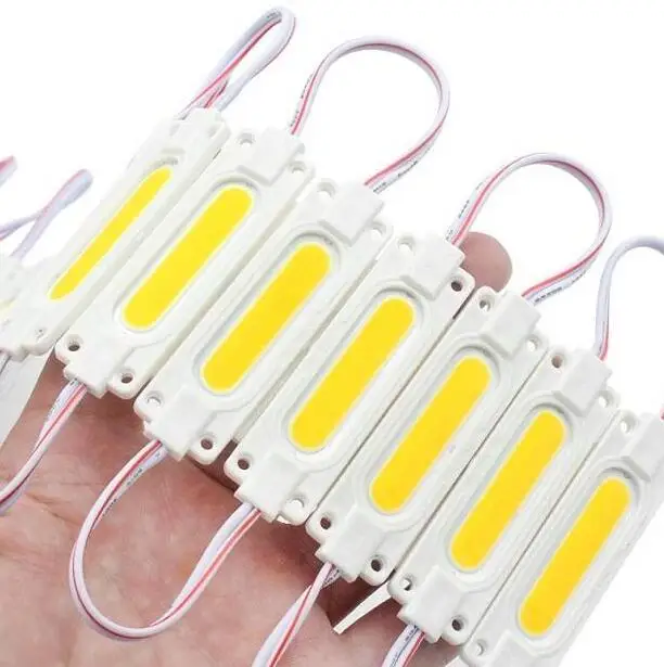 COB Светодиодный модуль Ulter яркость 2 Вт DC12V COB световая рекламная лампа водонепроницаемый светодиодный знак задний светильник s белый/теплый белый