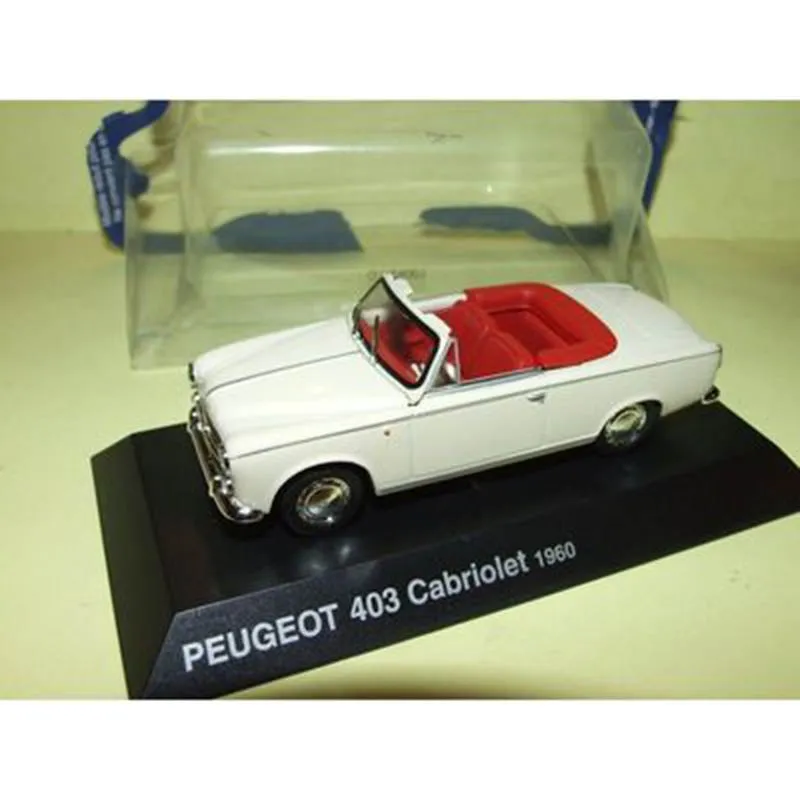 1/43 масштаб сплава Модель автомобиля peugeot 403 Cabriolet 1960 трансформер классический автомобиль литье под давлением Игрушка Модель Детская Коллекция подарков