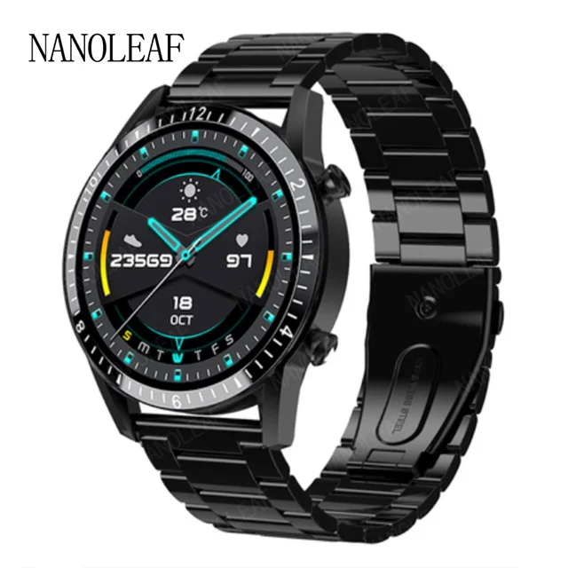 Smart Watch Sport Men Make Answer Call Business Digital Wristwatch with Music Player App Message Reminder Fitness Tracker 