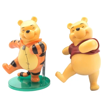 

2 styles disney cartoon Winnie the Pooh action finger model toys for children