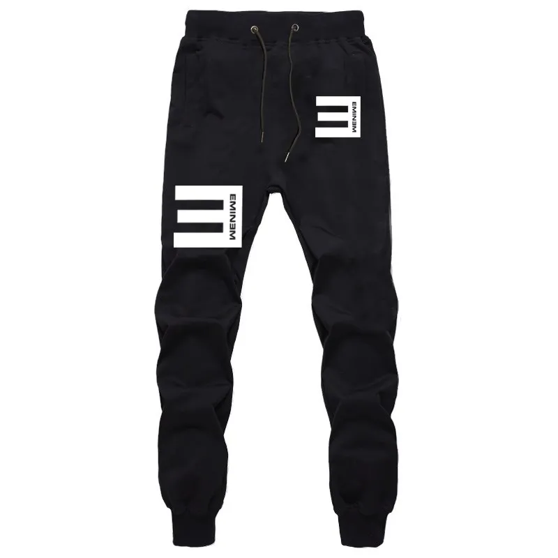 Eminem Hip Hop King Luminous Mens Pants Joggers Bodybuilding Sweatpants Men Fitness Pants Autumn Winter Sportswear Trousers