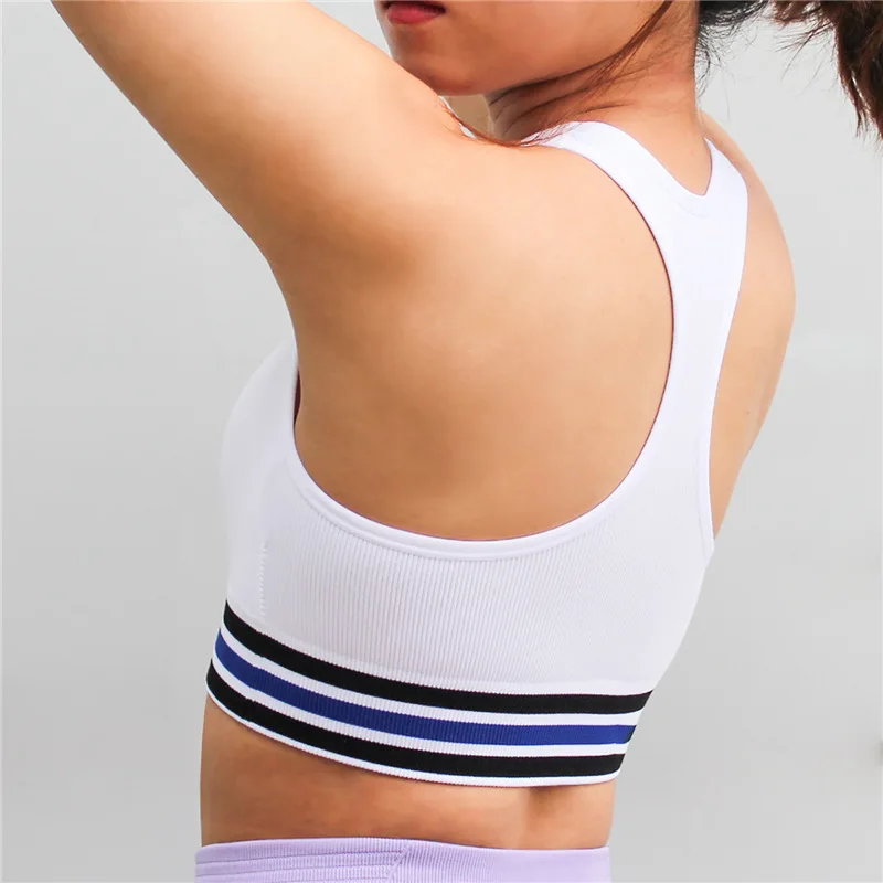 Net red new bra women running gathered shaping rims lady fitness bra vest shirts