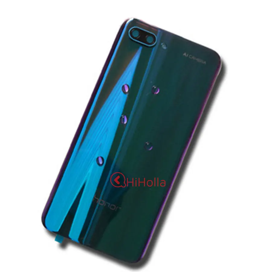 Для Honor 10 Задняя стеклянная крышка батареи Задняя стеклянная дверь корпус для huawei Honor 10 крышка батареи Honor10 задняя панель+ объектив камеры