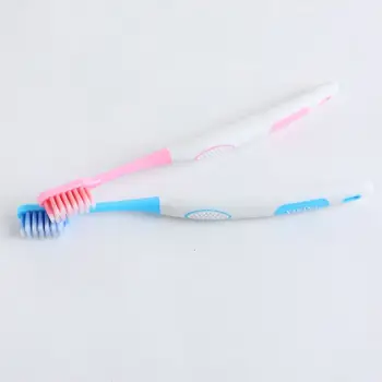 

Adult Travel Portable Dental Small Head Soft Bristles Toothbrush Toothpaste Kit with Plastic Case Oral Care Individually Wrapped