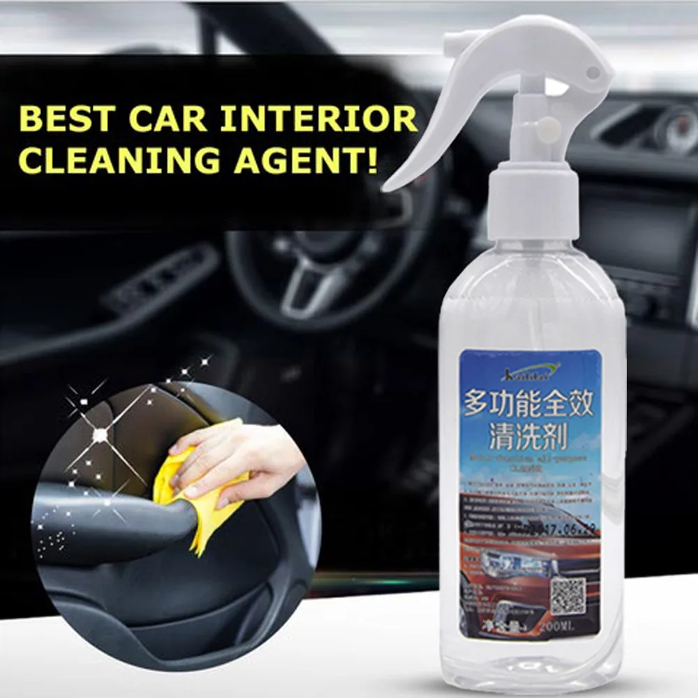 

New 200ml Multi-functional Car Interior Agent Home Window Door Chair Cleaning Retreading Agent Foam Cleaner Pipe Dredging Agent