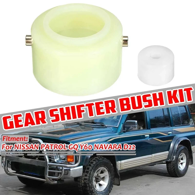 Shifter Bushing,Gearbox Shifter Bush Kit 32850‑V5001 32861‑01G00 for Nissan Patrol GQ's All
