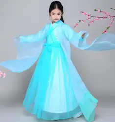 Новое поступление китайский древний китайский костюм ханфу платье для женщин народный танец династии Цин традиционная одежда костюмы для