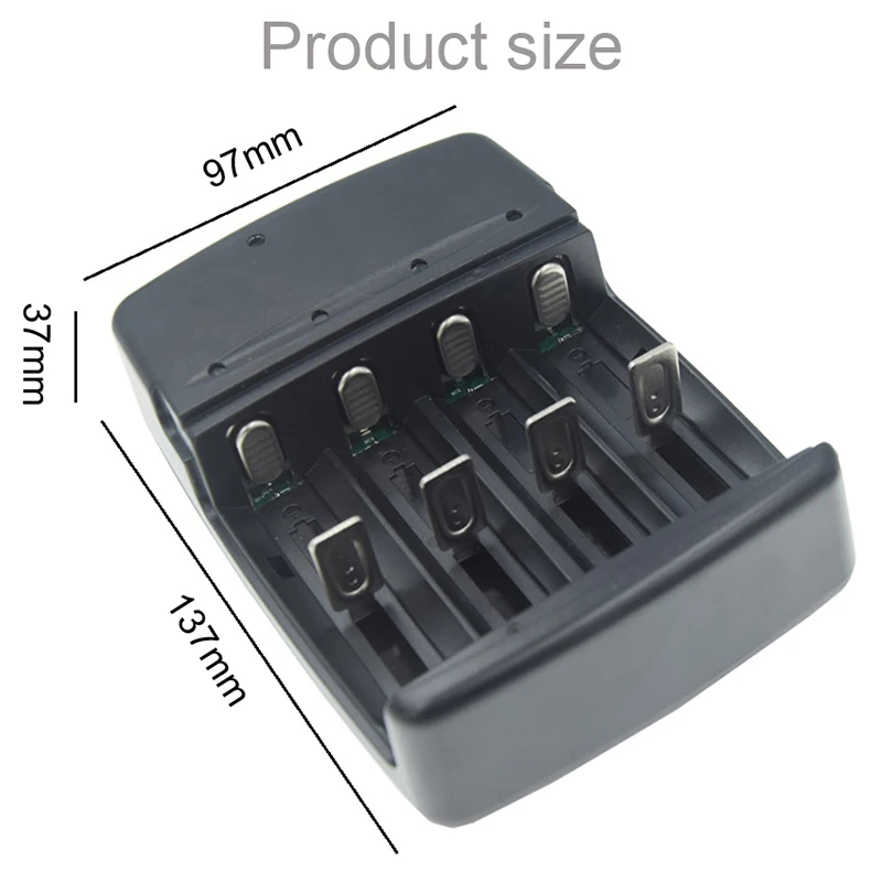 Комплект из 4 предметов Смарт USB зарядное устройство 18650 18350 22650 14500 10440 LiFePo4 батарея зарядное устройство для никель-металл-гидридных и никель-кадмиевых типов аккумуляторов щелочные батареи AA AAA c d s n солнечное зарядное устройство