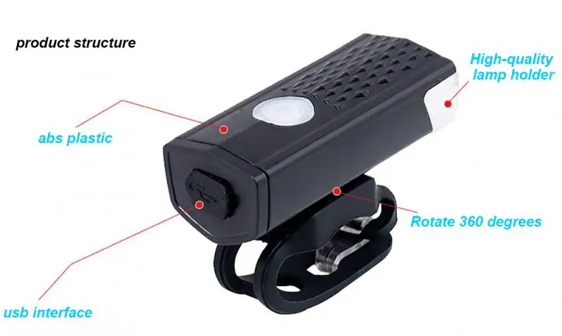 Rechargeable Bike Front Bicycle Lights Front Back Rear Taillight  MTB Road Bike Headlight Bicycle Accessories Ciclismo Фонарик