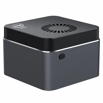 

Quad-Core Mini PC N4100 8GB LPDDR4 128GB M.2 SSD 2.4G/5.0G WiFi Bluetooth 4.2 HDMI2.0 4K 60Hz USB-C Windows 10,EU Plug