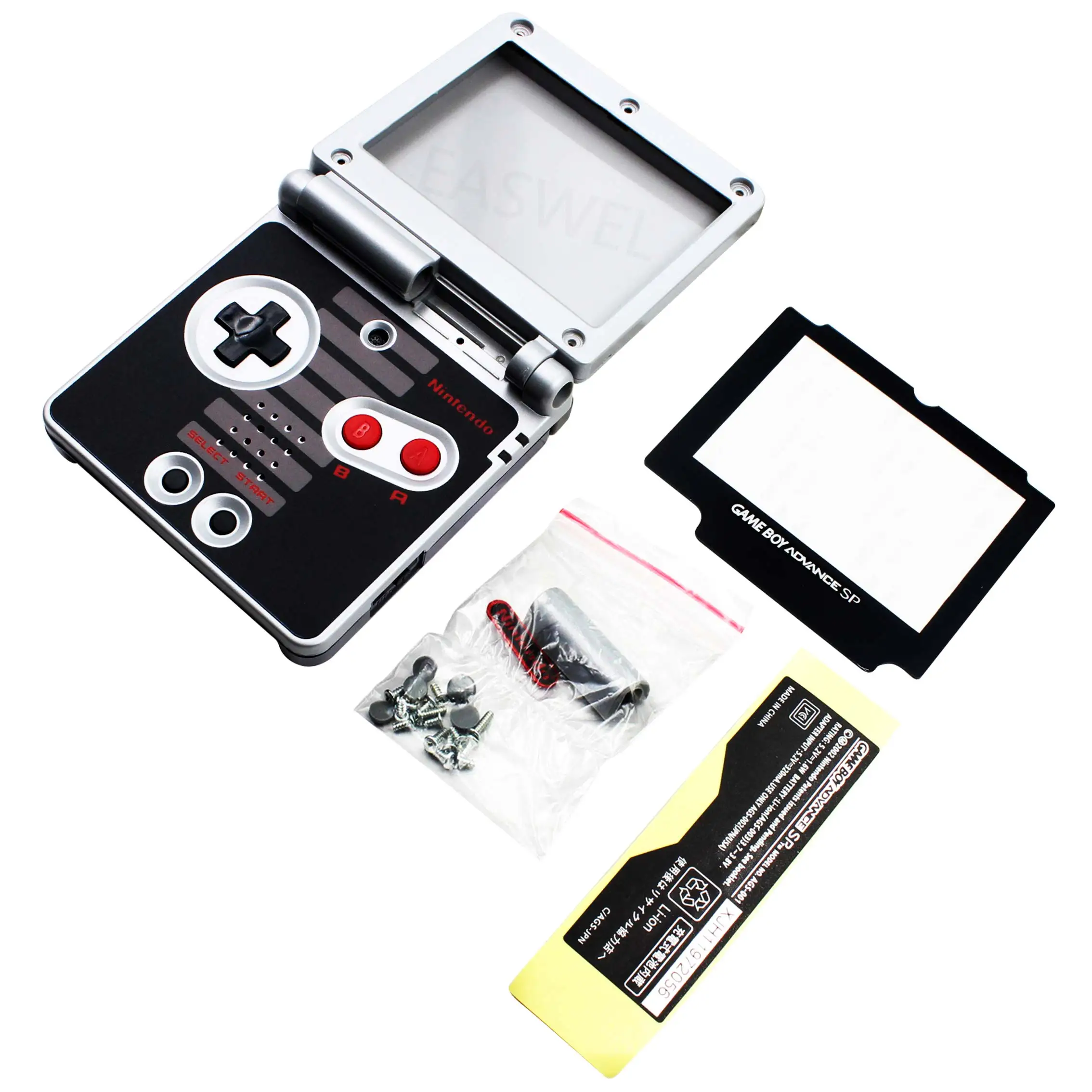 50 шт. NES версия Полный корпус в виде ракушки чехол для nintendo Game Boy Advance SP консоли