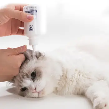 

60ml Pet Ear Drops Eliminate Ear Mites Reduce Inflammation Relieve Itching for Cat Dog