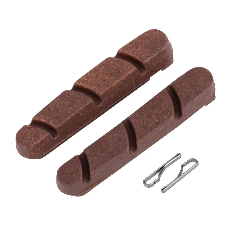 1 Pair BRK013 Brown Deemout качественные тормозные вставки для карбоновых колесных дисков дорожный тормозной суппорт для велосипеда тормозные колодки тепловыделение низкий обод износа низкий Nois - Цвет: 1 Pair BRK013 Brown