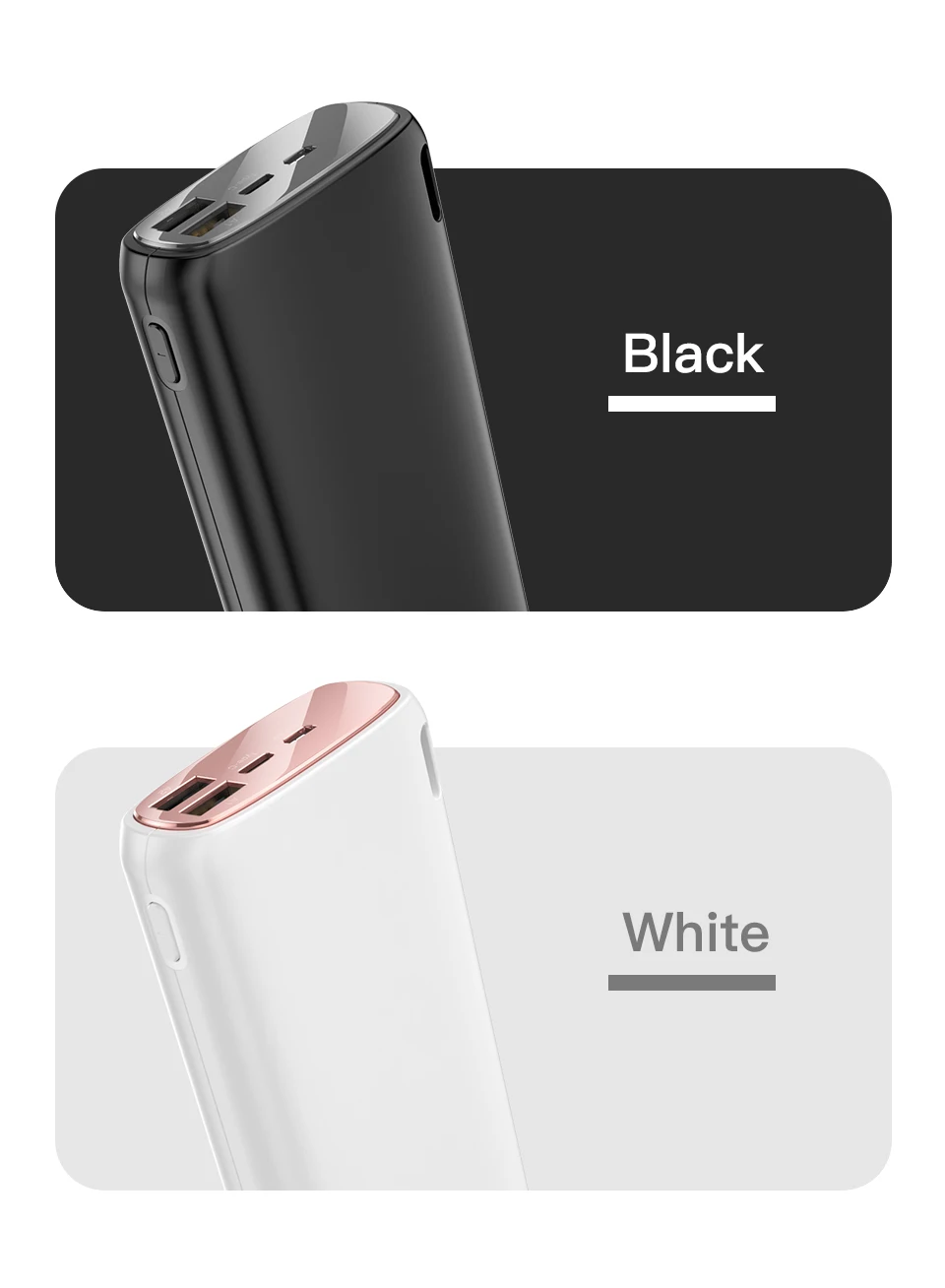 KUULAA Power Bank 20000mAh Portable Power Bank Charger External Battery USB Fast Charging Power bank For iPhone Samsung Xiaomi powerbanks