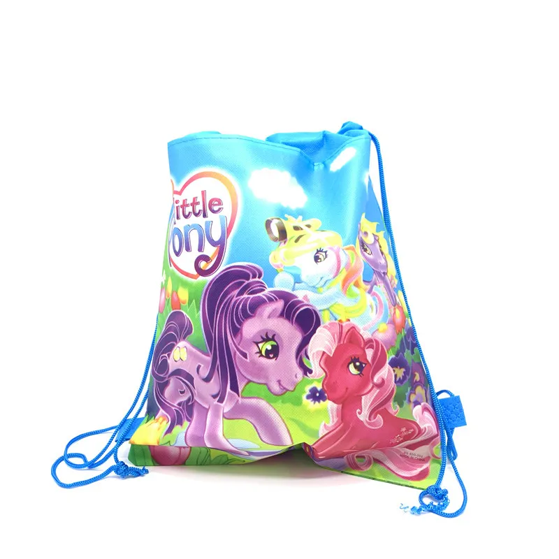 Горячая Распродажа 1 шт 108*180 см My Little Pony детский день рождения, день рождение мальчика вечерние одноразовые скатерти для душа для малышей - Цвет: Bag-A-1pcs