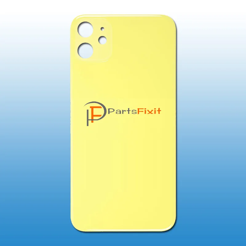 Заднее стекло для iPhone 11 задняя крышка Замена - Цвет: Yellow