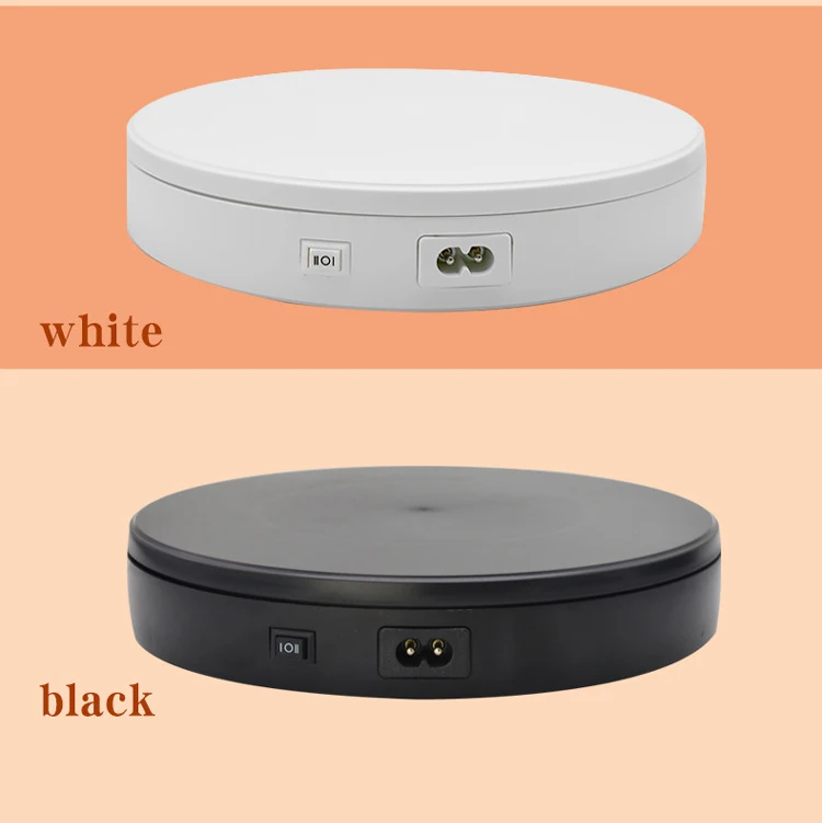 Multifunctional Rotating Display Stand Electric Turntable 360 Rotation Jewelry Watch Stand for Photography 5KG