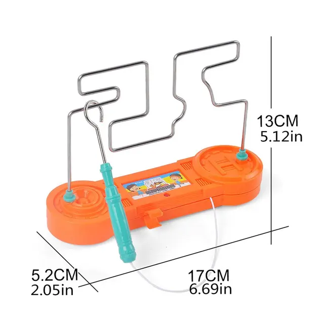 Kids Collision Electric Shock Toy Education Electric Touch Maze Game Party Funny Game Science Experiment Toys for Children Gift 6