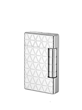 

Dupont / Initial / Fire Head / accendino / finiture bronzo bianco