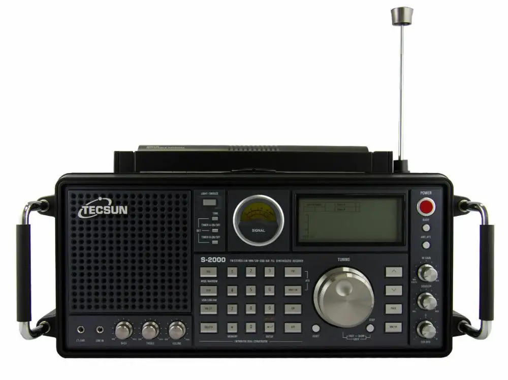TECSUN S 2000 любительский радиоприемник SSB Двойное преобразование PLL FM/MW/SW/LW/Air