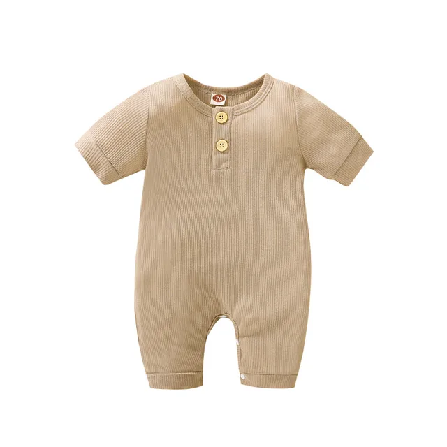 Infant Newborn Girl Floral Romper Jumpsuit Playsuit Cotton Outfit Baby Clothing D