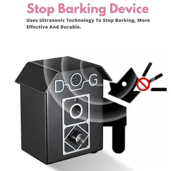 

Stop Dog Barking Anti Barking Device Ultrasonic Bark Controller UL10 Sound Up To 15 Meters In Garden