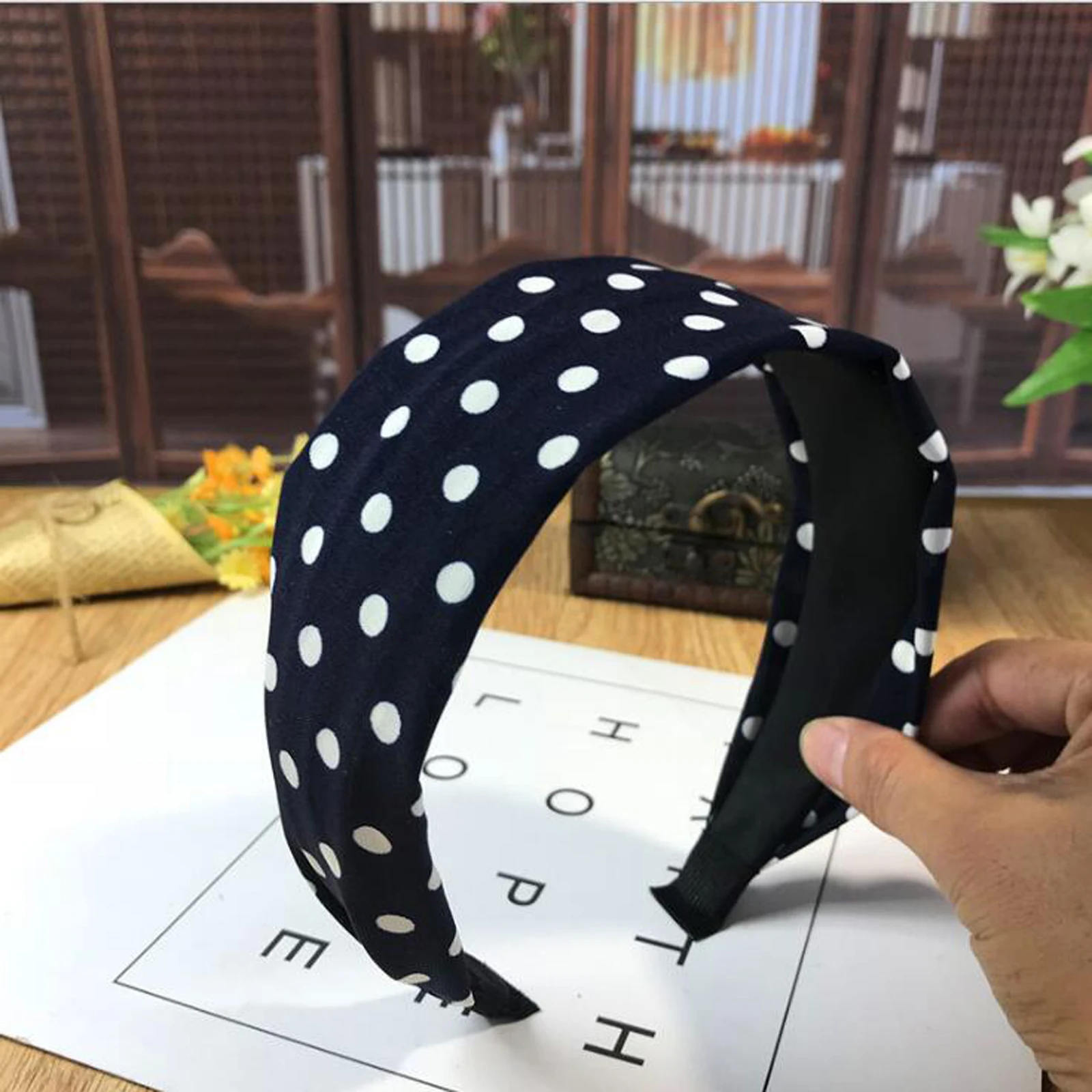 Новинка, модная женская повязка на голову, широкая боковая Классическая повязка на голову, для взрослых, решетка, в полоску, тюрбан, головные уборы, аксессуары для волос
