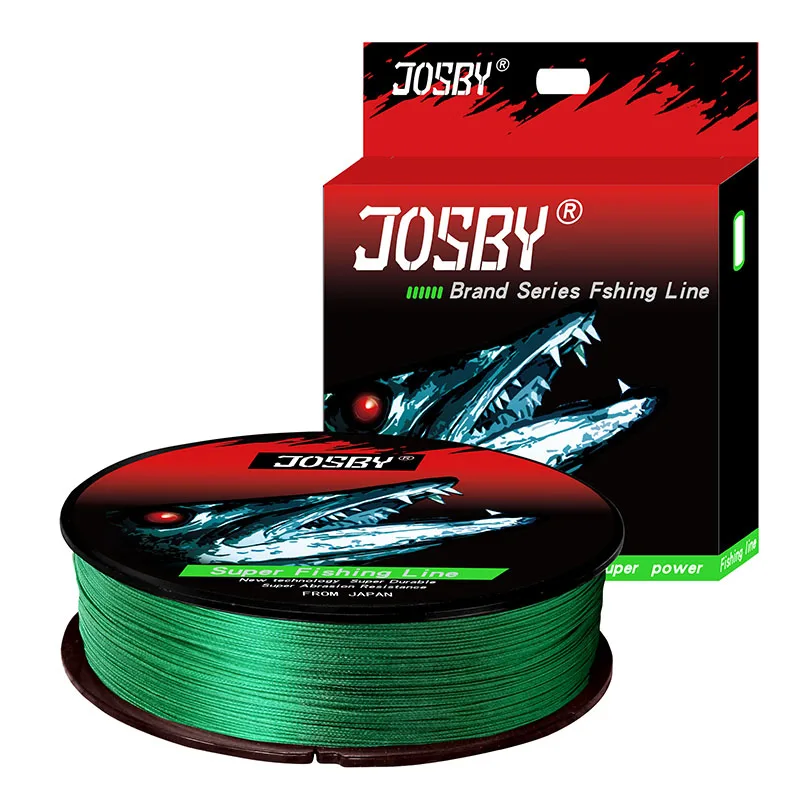 JOSBY Pesca плетеная леска для ловли карпа с 8 нитками Pe аксессуары все нахлыстом