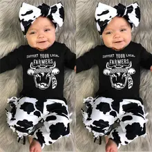 baby girl cow outfit