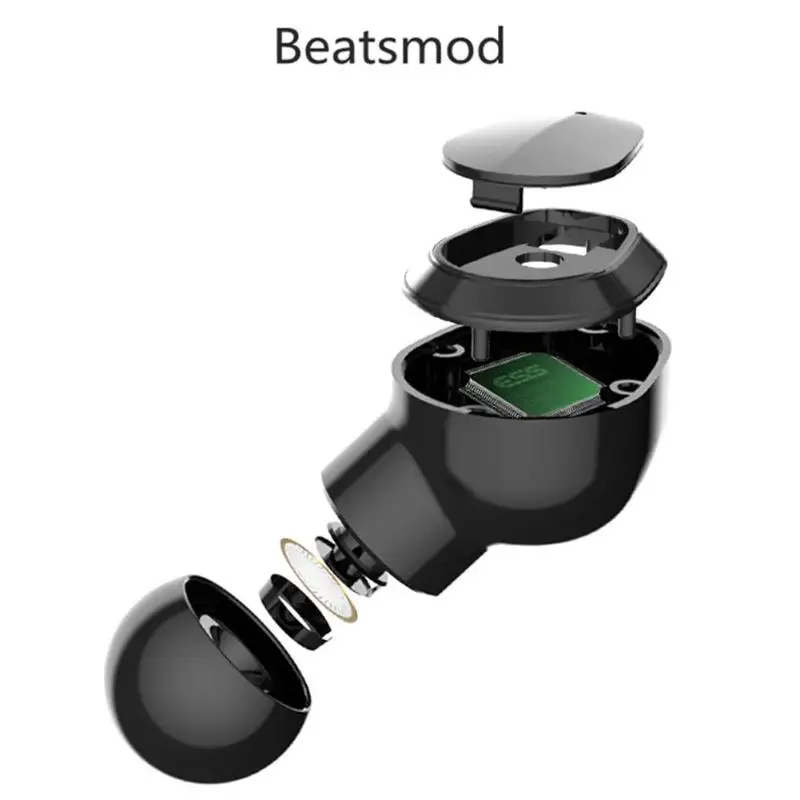 CALETOP TWS Bluetooth 5,0 наушники с шумоподавлением Hifi Звук тяжелый бас стерео наушники с микрофоном спортивные наушники с защитой от пота
