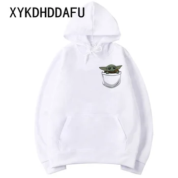 

Mandalorian Hoodies Baby Yoda Men/women Sweatshirt Star Wars Moive Graphic Hood Hooded Harajuku Male/female Clothes Funny