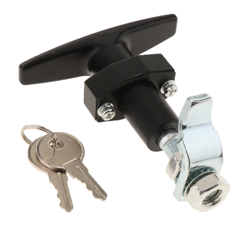 T Handle Garage Door Lock Toolbox Lock Replacement Tool Latch for Trailers RV